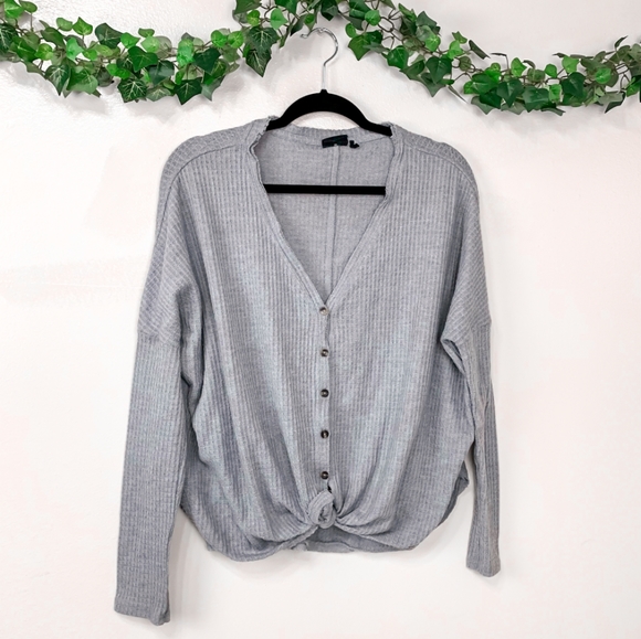 Urban Outfitters Tops - UO Out From Under front knot thermal top